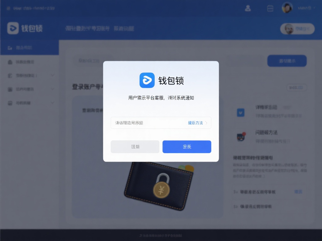 面对钱包被锁定的情况，用户首先需要保持冷静，并按照